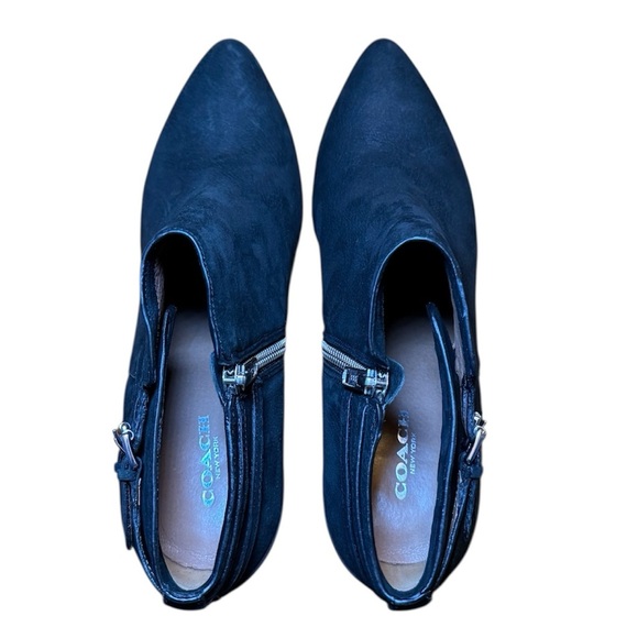 Coach Daphney Leather Heeled Bootie Size 9 - Picture 7 of 13